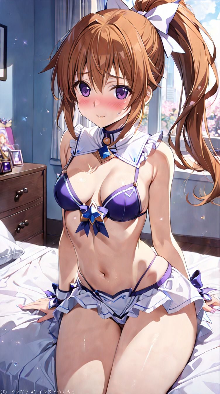 AIイラストCG集40  高町なのは - サンプル画像 1