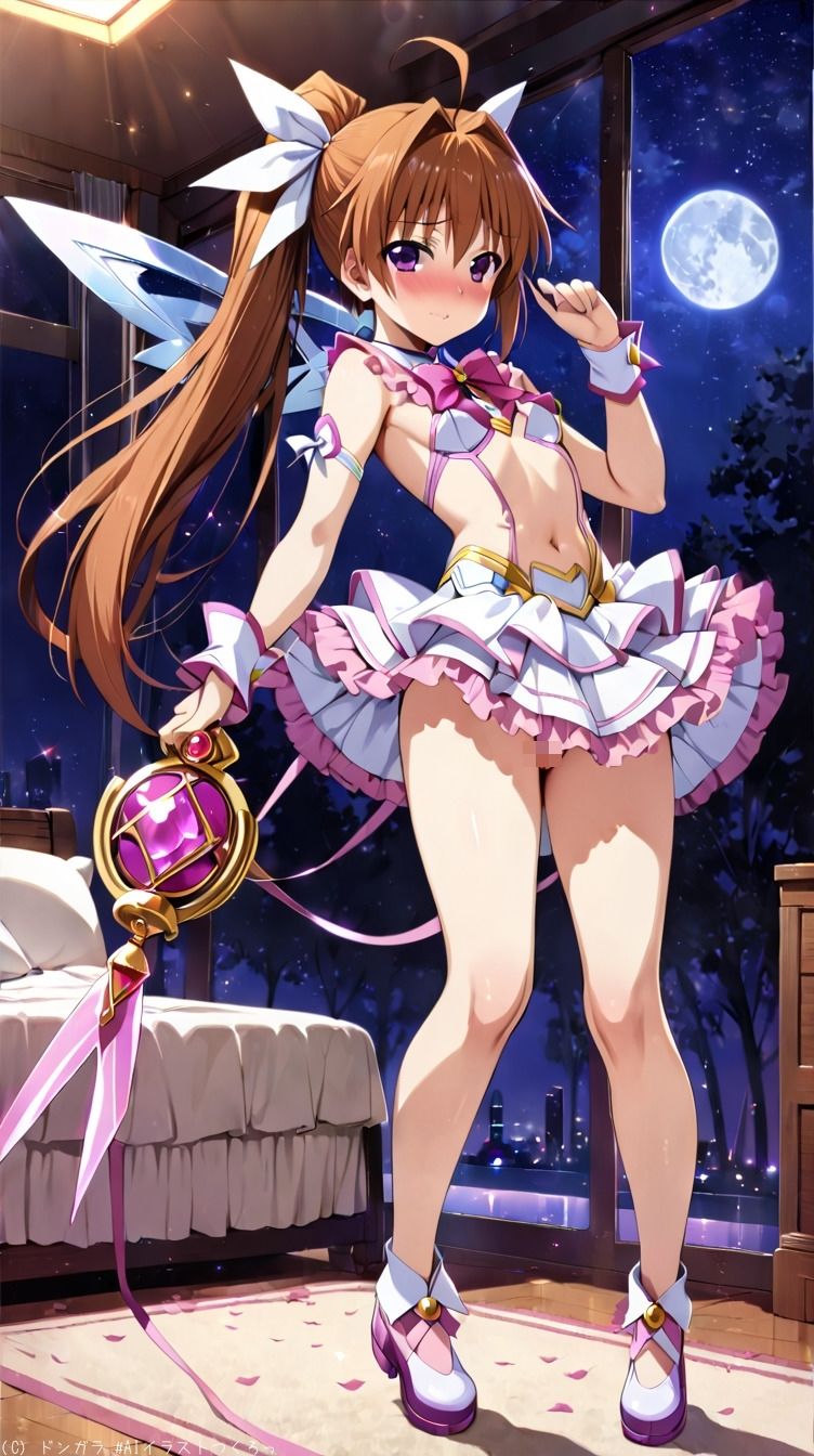 AIイラストCG集40  高町なのは - サンプル画像 3