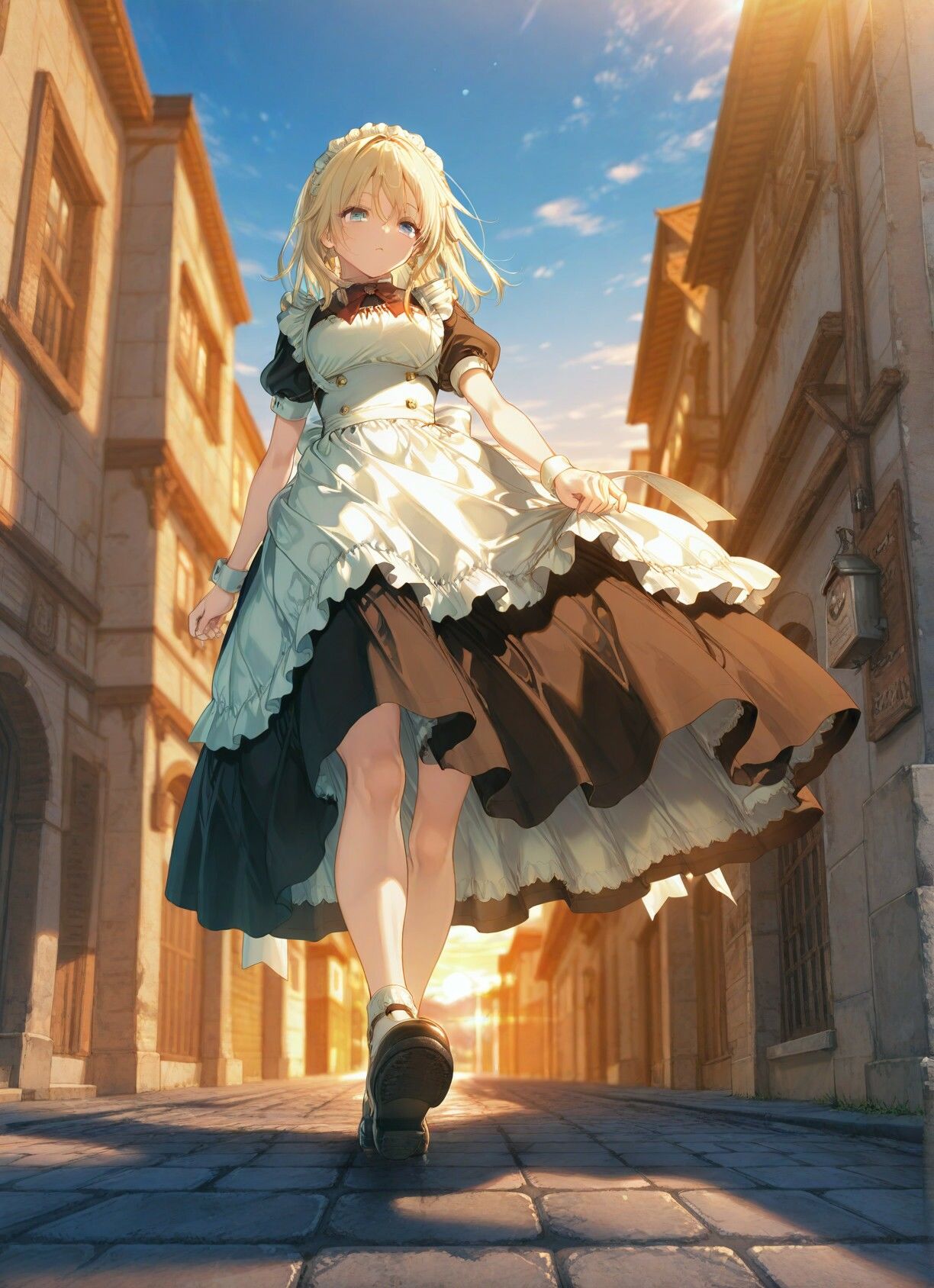 可憐なトラディショナルメイドさんと甘いひと時 - サンプル画像 2