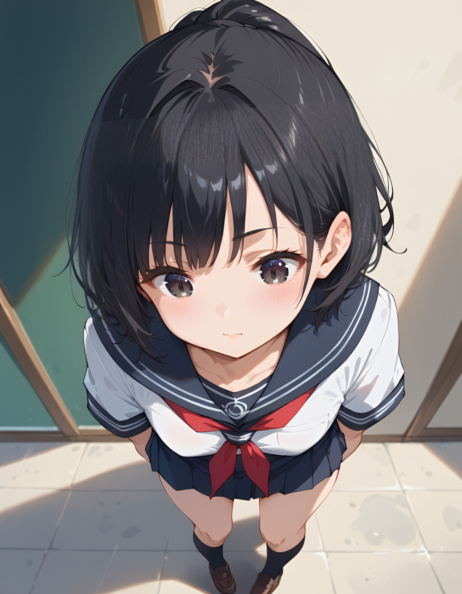 ちっぱい女子校生といちゃラブH - サンプル画像 3