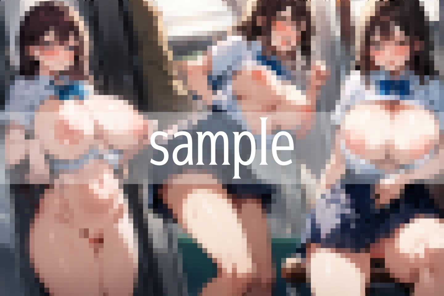 母乳の滝...巨乳から滴る白いミルク - サンプル画像 1