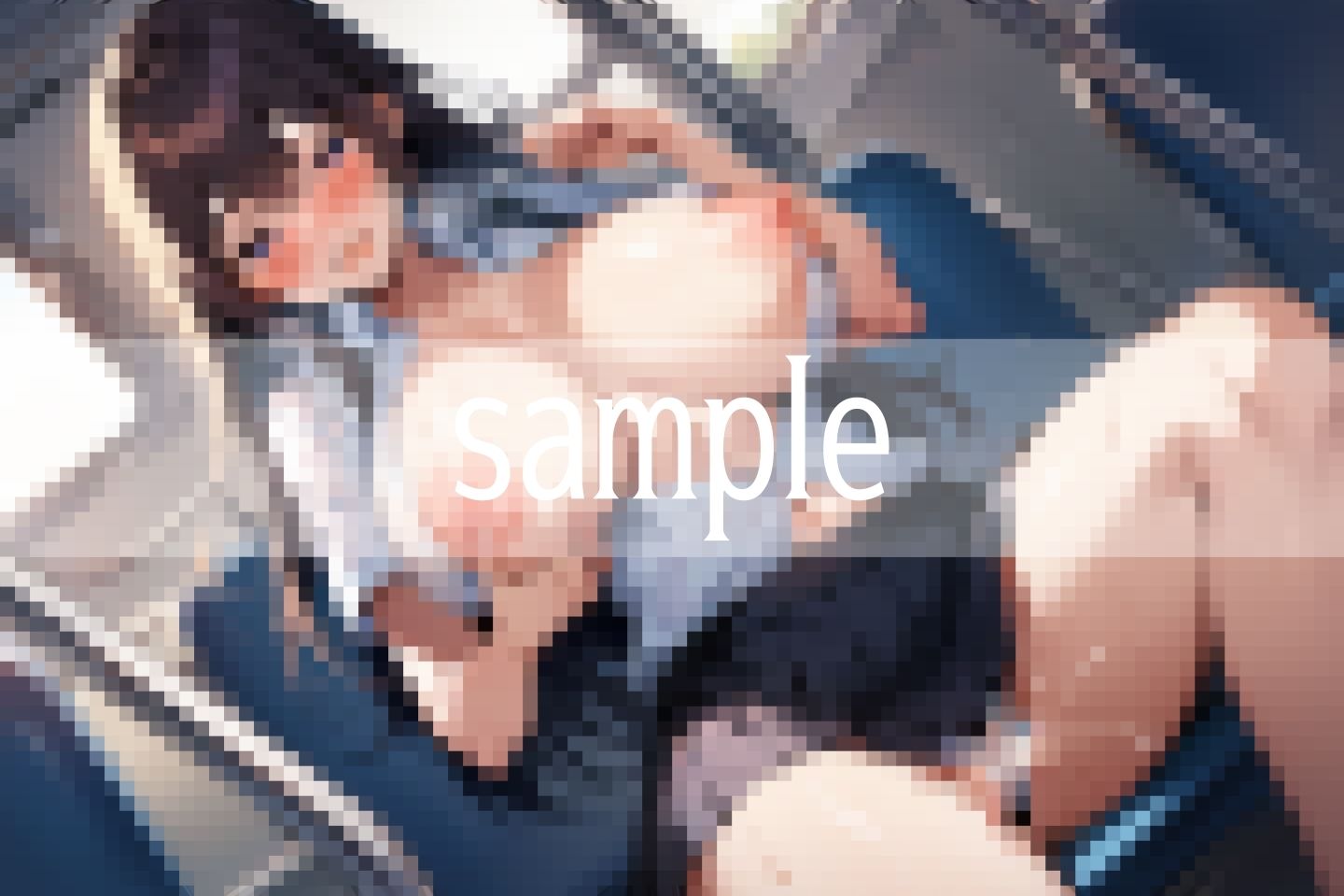母乳の滝...巨乳から滴る白いミルク - サンプル画像 2