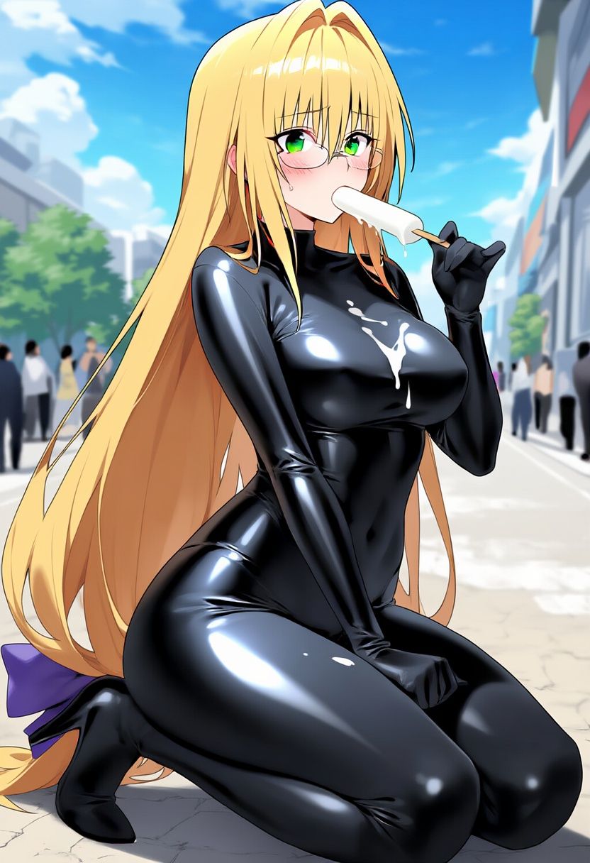 T〇l〇v〇る女子 全身ラバー散歩 - サンプル画像 8