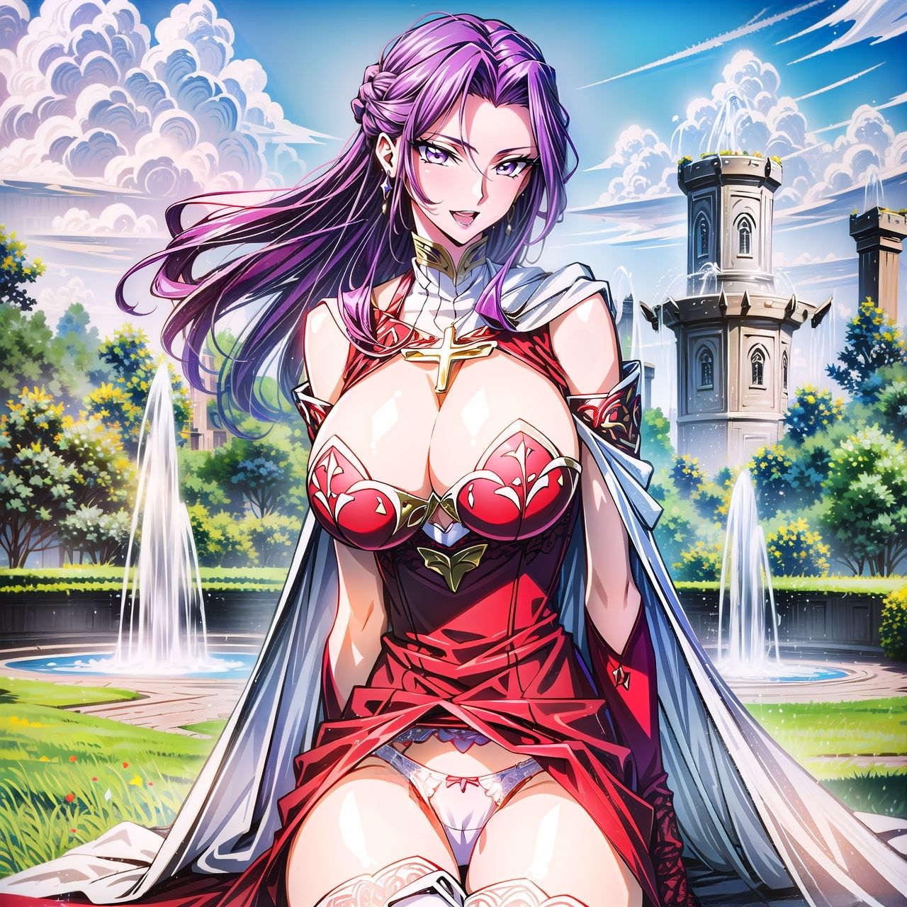 孤高の姫様コー○リアさまの快感で歪んだ顔はアヘアヘでエロすぎますね_玩具目隠し編 - サンプル画像 1