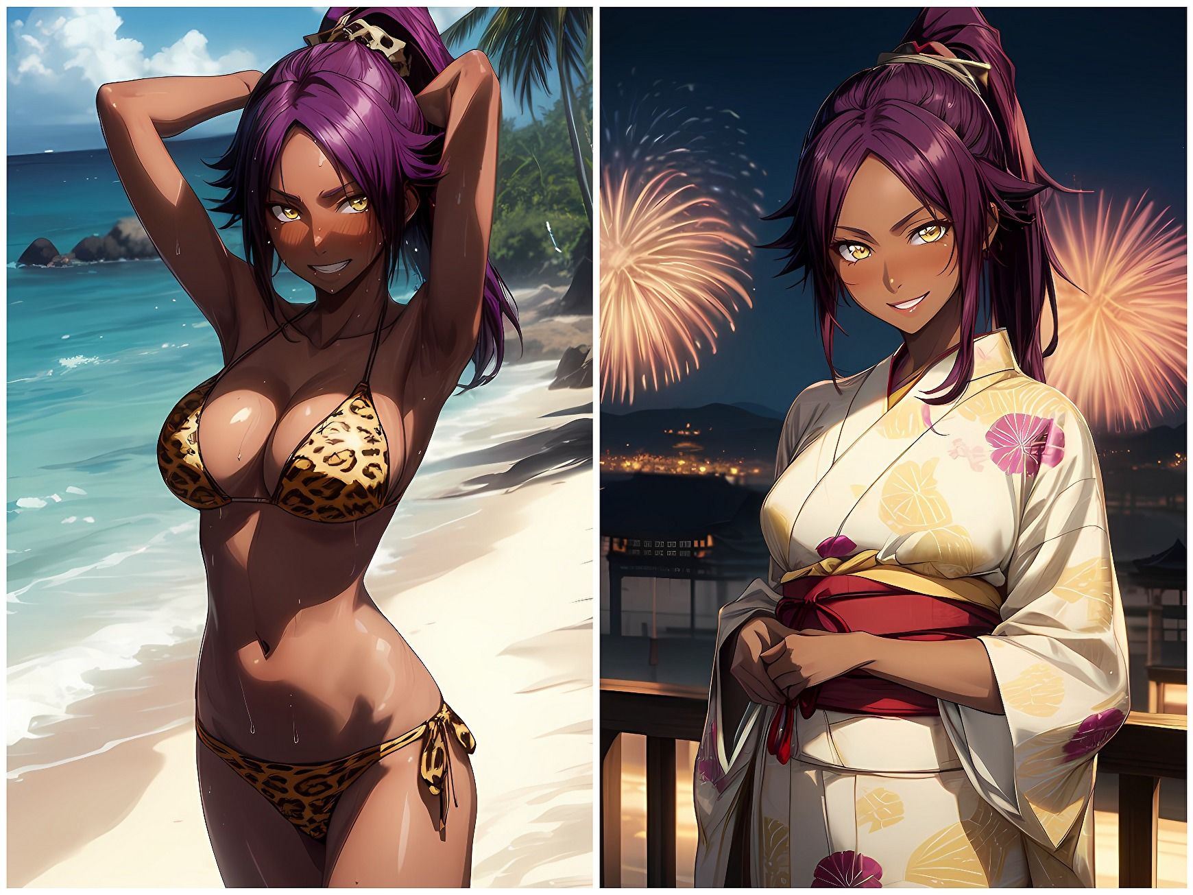 四〇院夜一のエッチなお誘い - サンプル画像 6