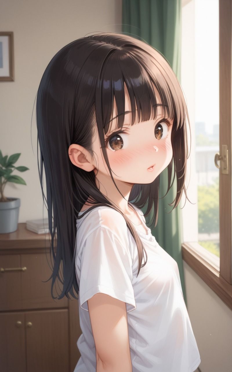清楚な少女とスク水セックス - サンプル画像 5