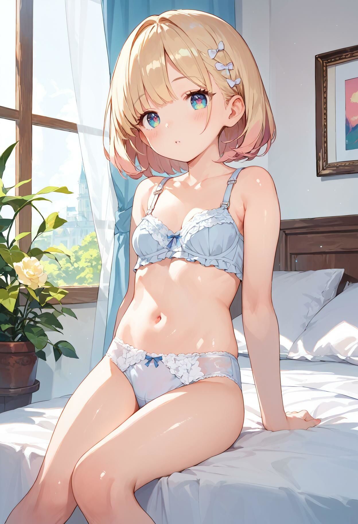 【女子校生のブラ＆パンティ】お嬢様の下着コレクション - サンプル画像 4