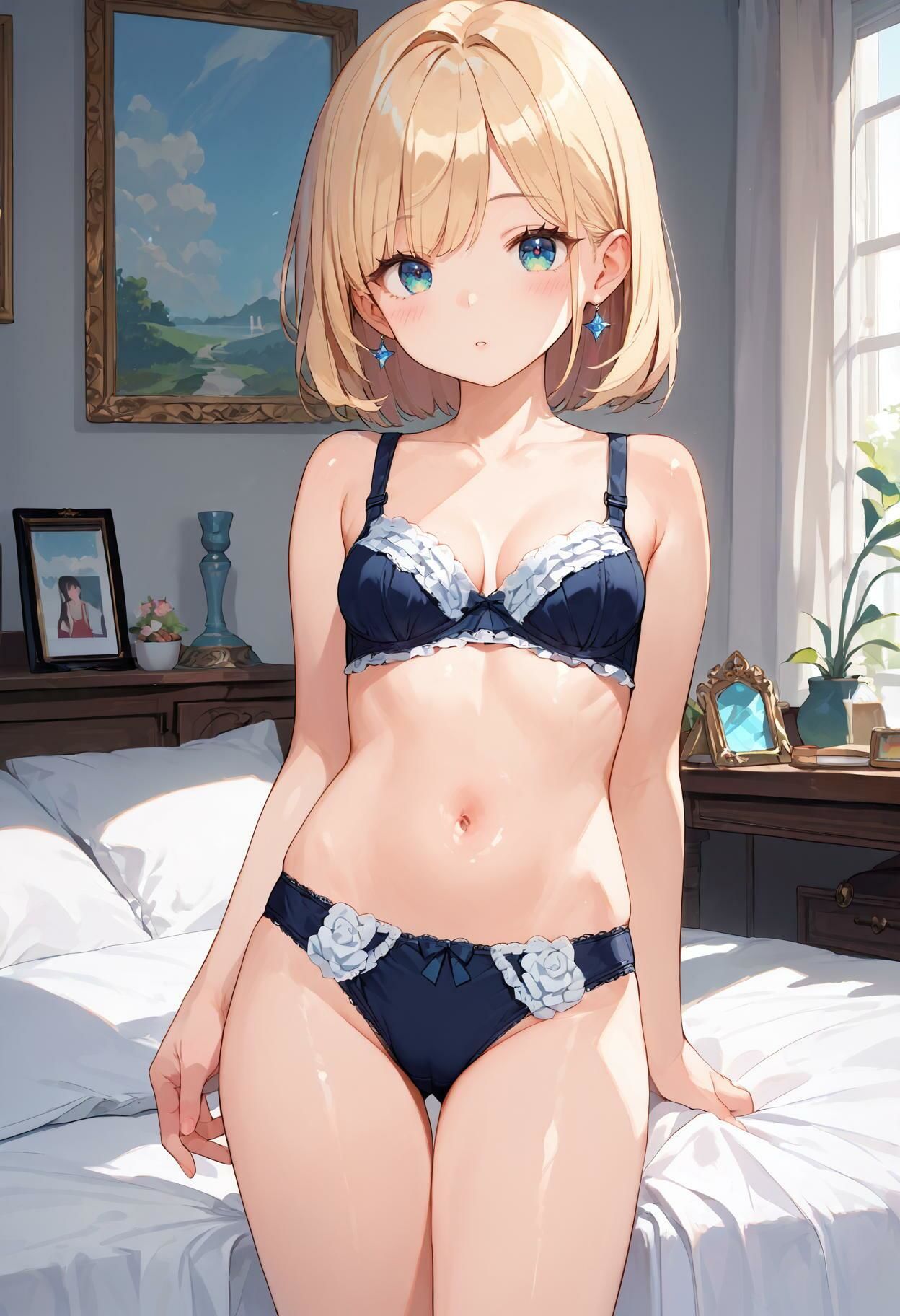 【女子校生のブラ＆パンティ】お嬢様の下着コレクション - サンプル画像 5