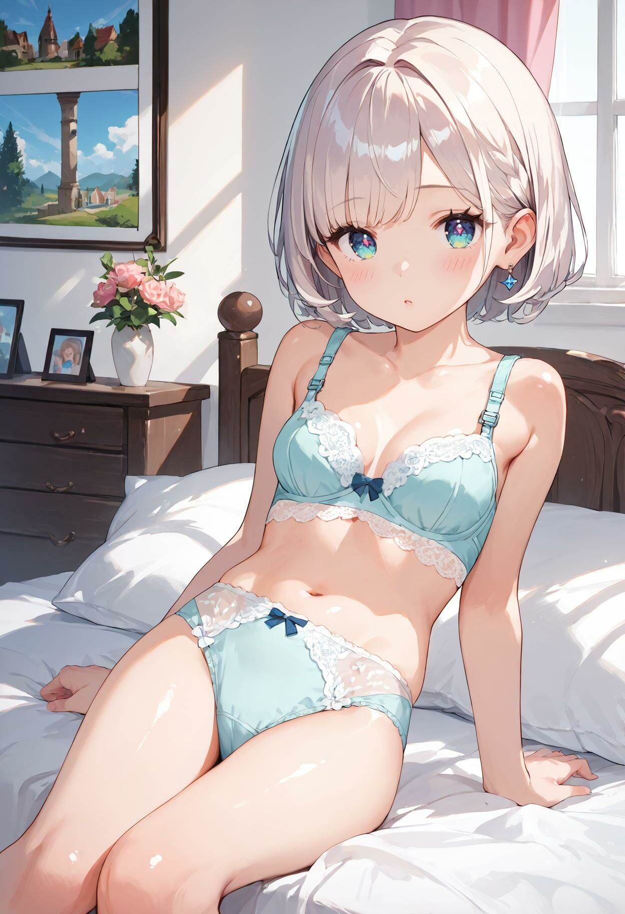 【女子校生のブラ＆パンティ】お嬢様の下着コレクション - サンプル画像 8