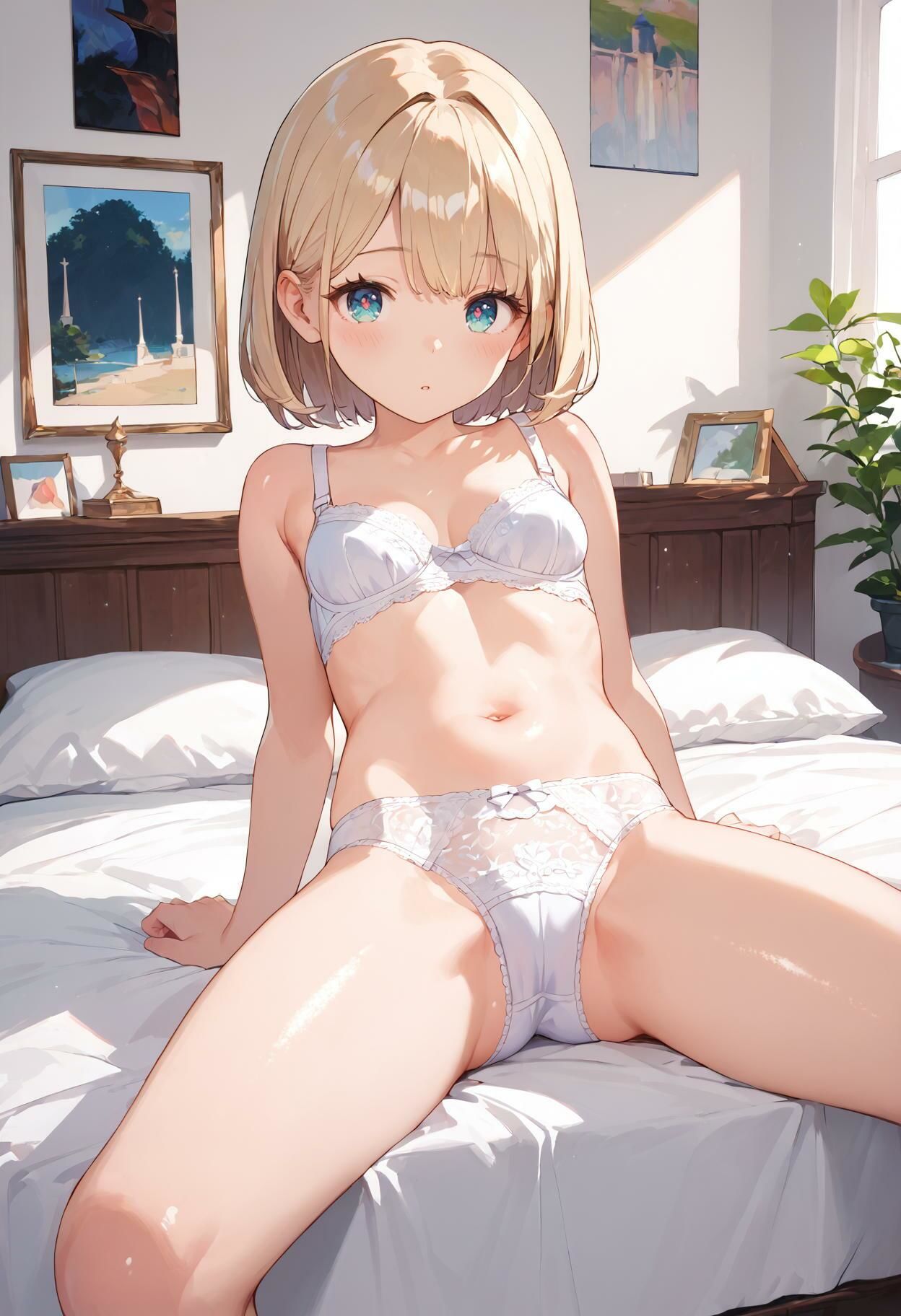 【女子校生のブラ＆パンティ】お嬢様の下着コレクション - サンプル画像 9