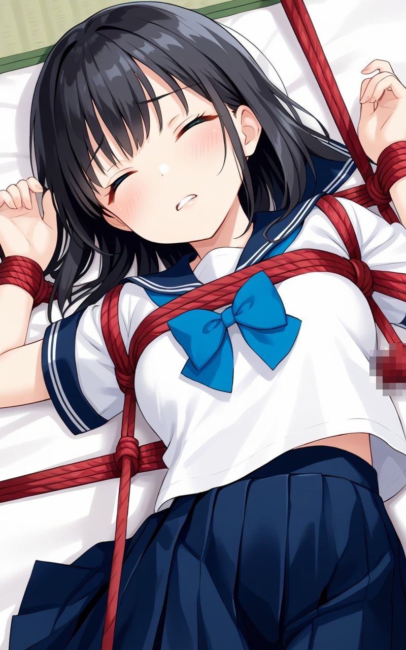 憧れの純白女子校生を放課後に緊縛監禁調教 - サンプル画像 1