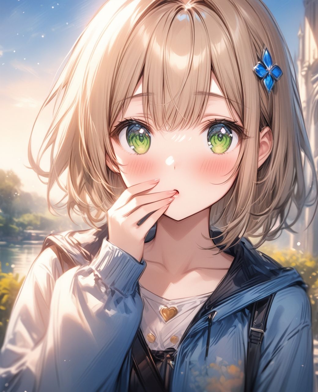風雅織々美少女〜蒼嶺〜 - サンプル画像 1