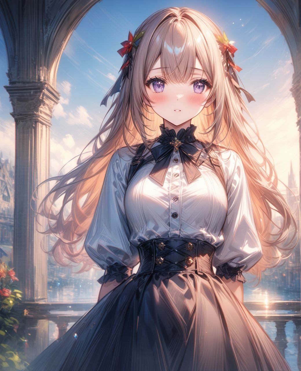 風雅織々美少女〜蒼嶺〜 - サンプル画像 3