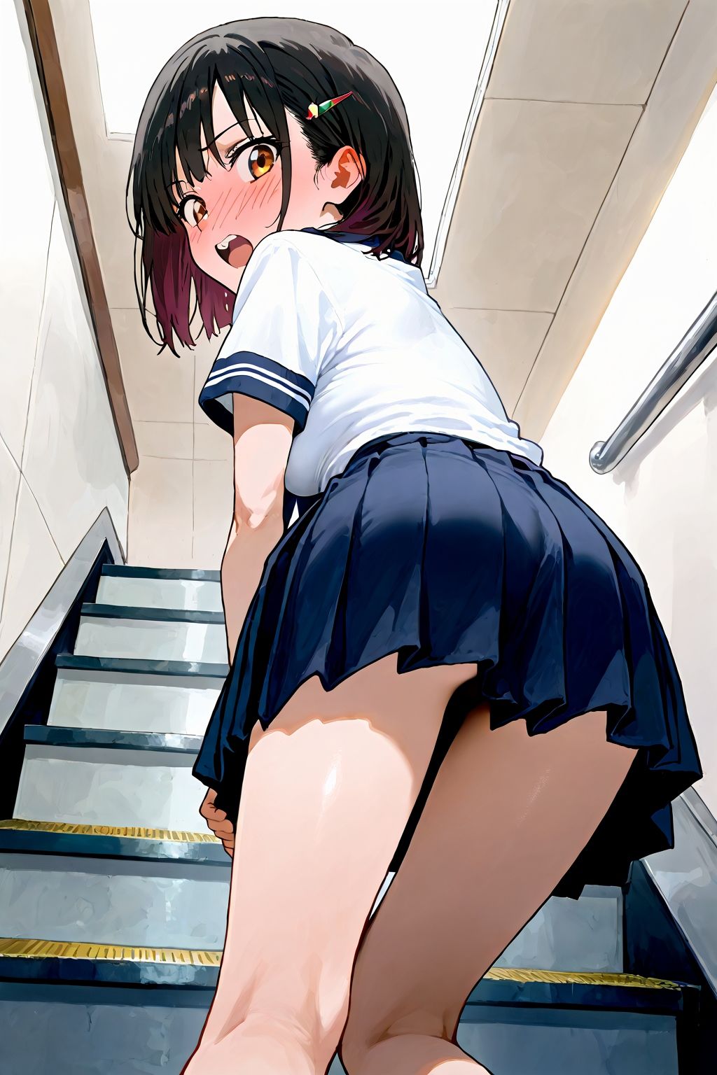 恥じらい×パンチラ隠しがやっぱり優勝でした。vol.3 - サンプル画像 2