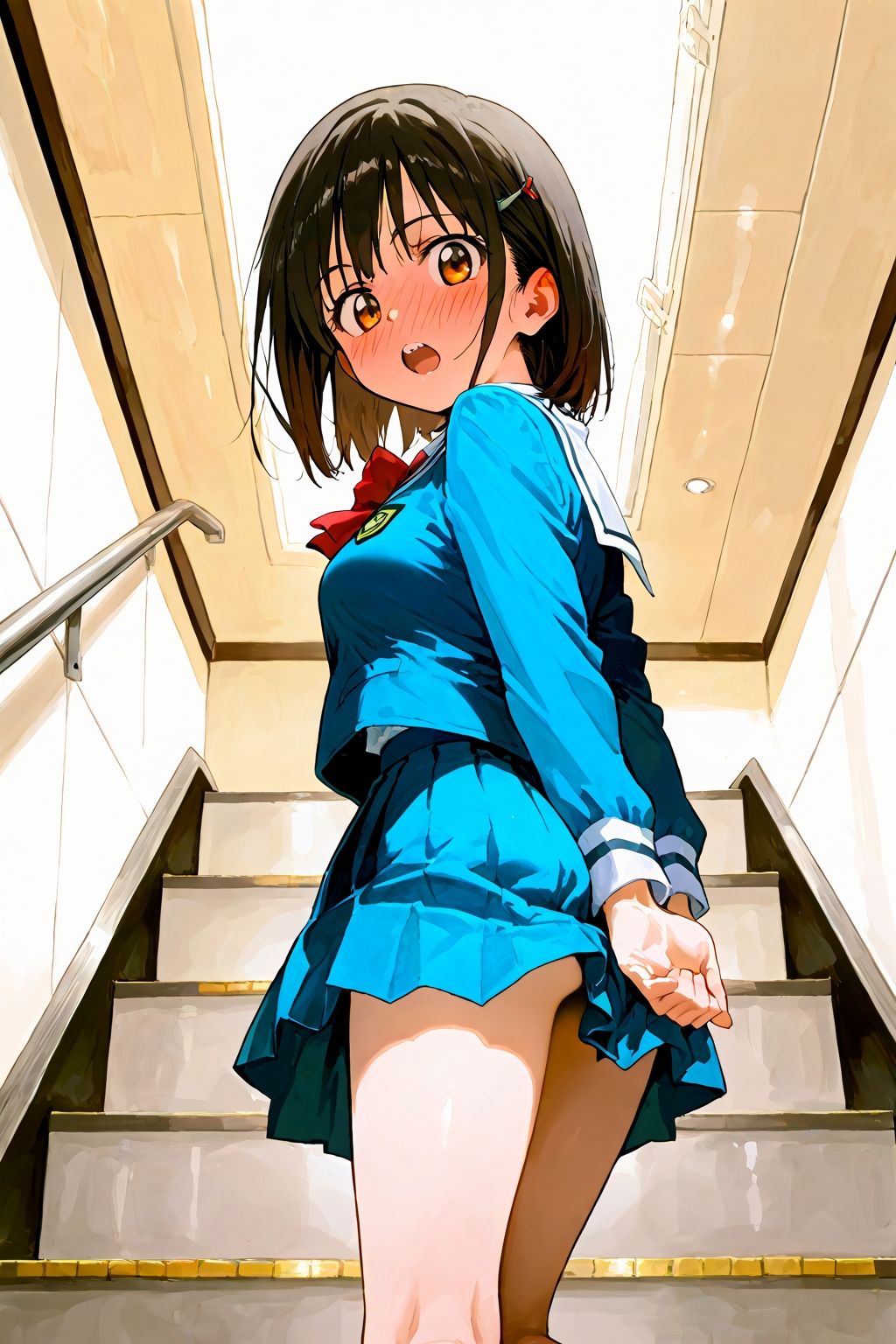 恥じらい×パンチラ隠しがやっぱり優勝でした。vol.3 - サンプル画像 4