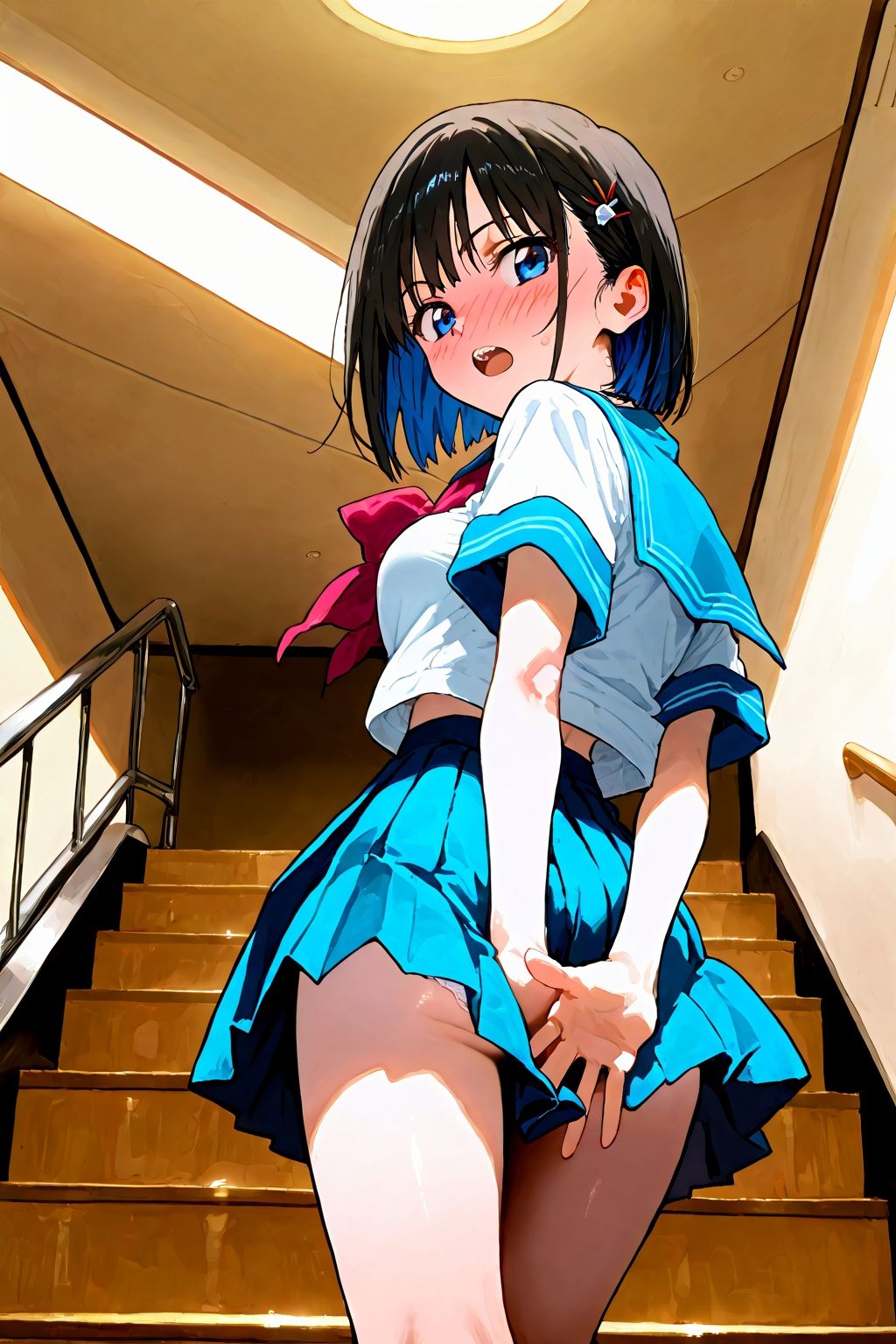 恥じらい×パンチラ隠しがやっぱり優勝でした。vol.3 - サンプル画像 5