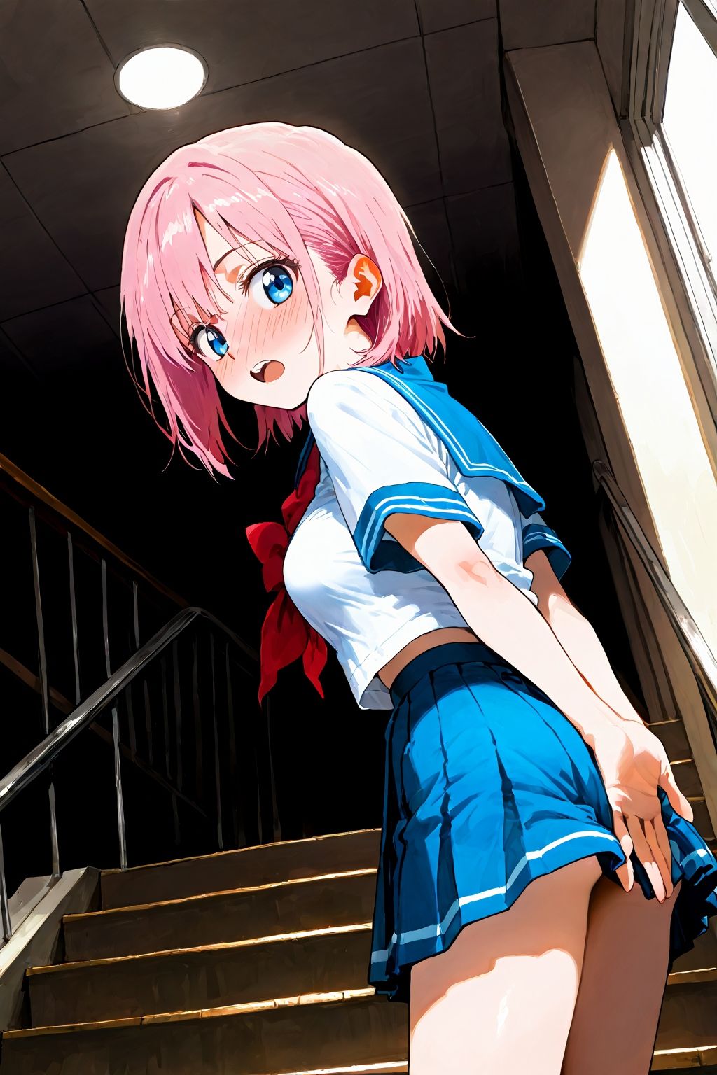 恥じらい×パンチラ隠しがやっぱり優勝でした。vol.3 - サンプル画像 6