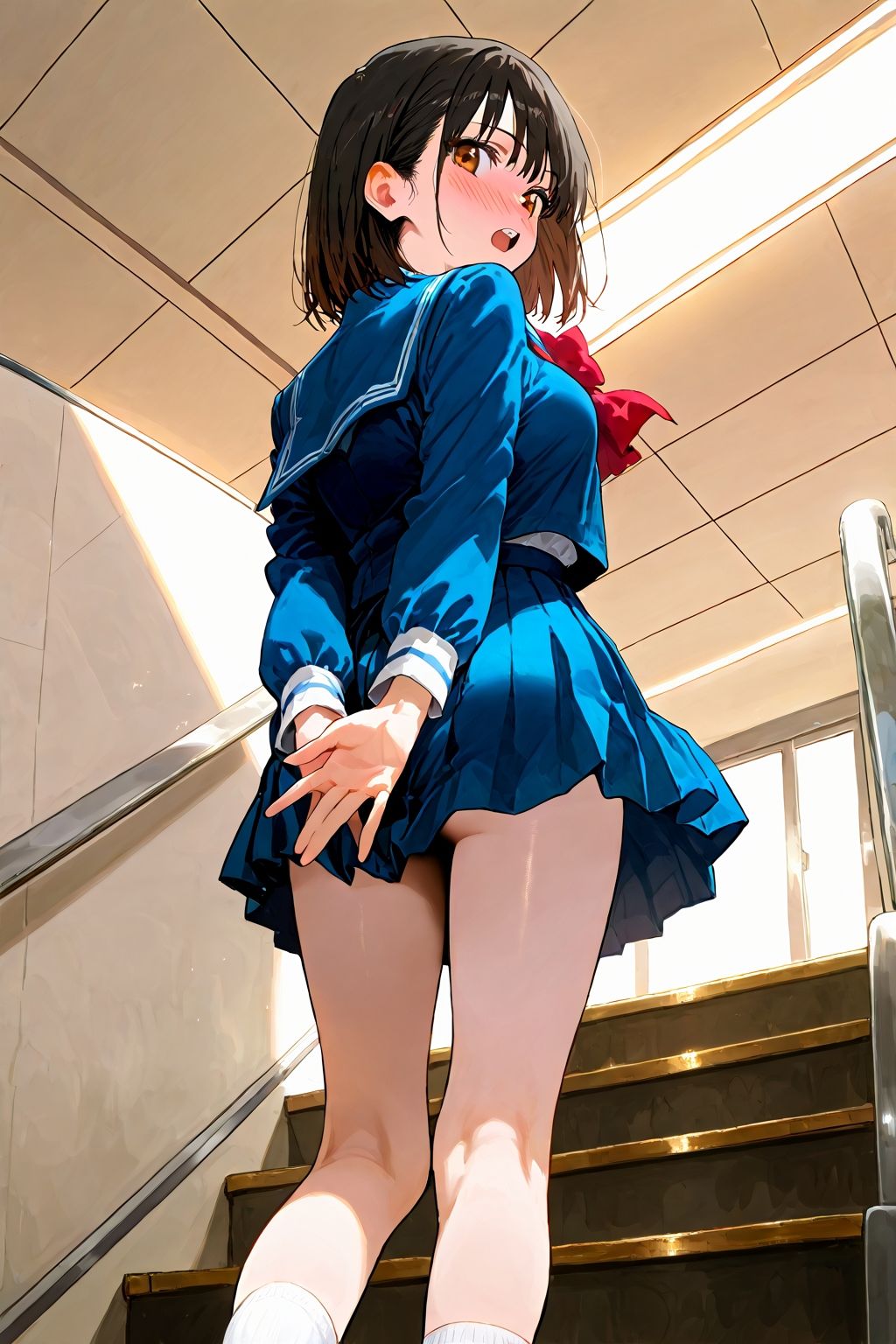 恥じらい×パンチラ隠しがやっぱり優勝でした。vol.3 - サンプル画像 7