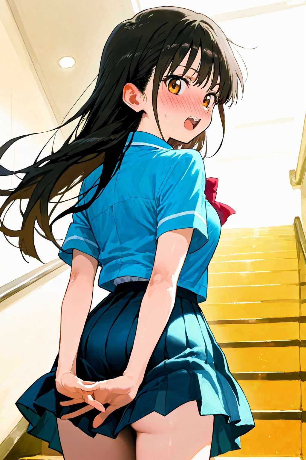 恥じらい×パンチラ隠しがやっぱり優勝でした。vol.3 - サンプル画像 8