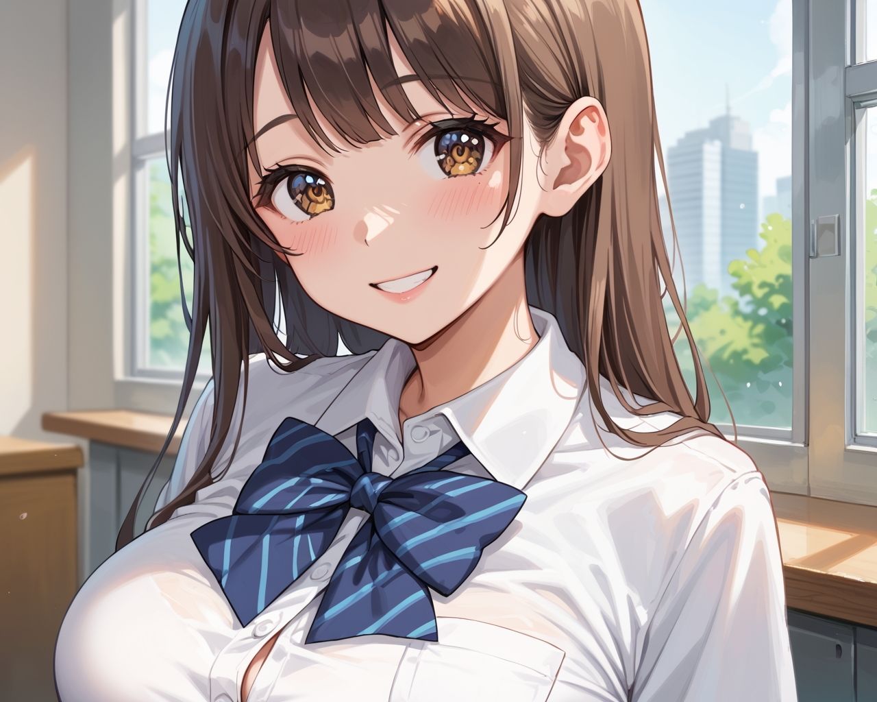 清楚な巨乳女子をぱこぱこ性奴●飼育 - サンプル画像 1