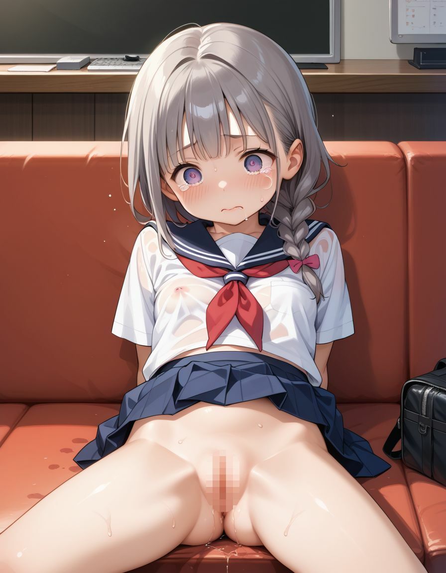 ちっぱい美少女が泣いても無視して犯しまくった3 - サンプル画像 6