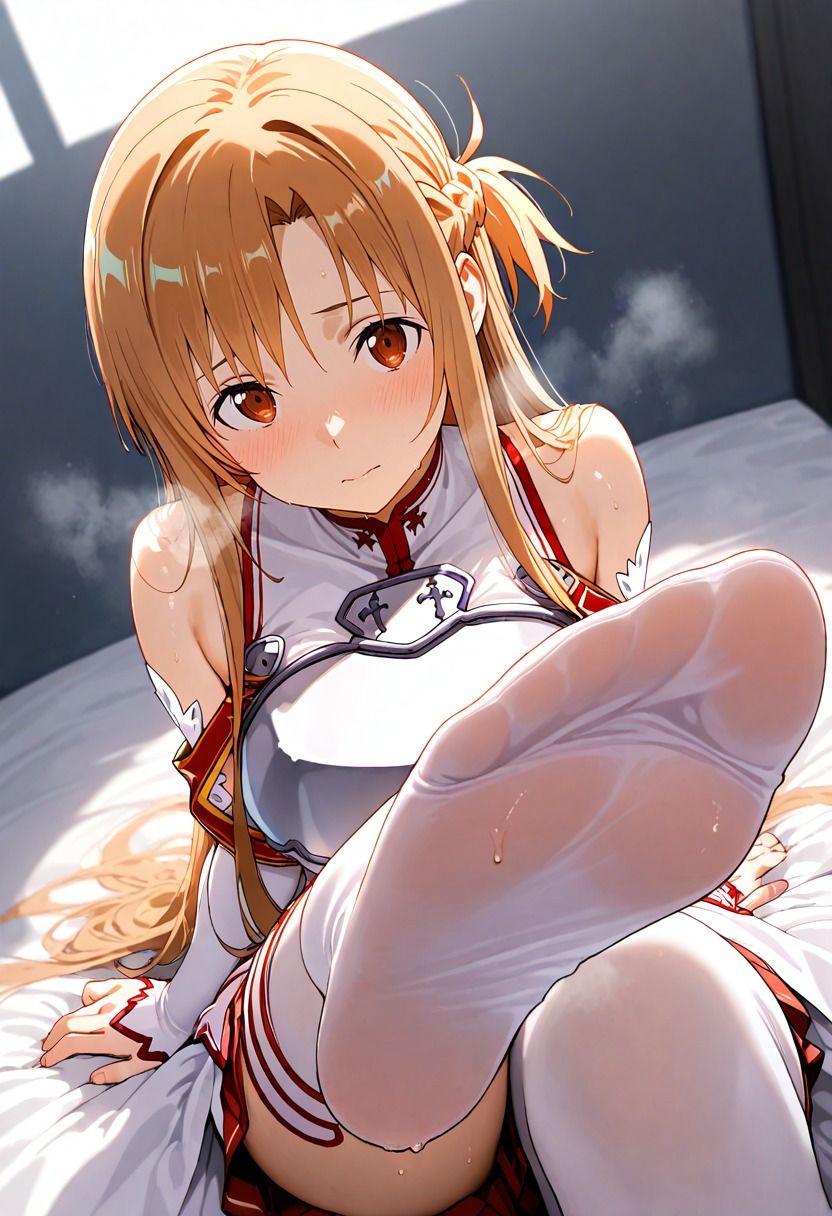 アスナさんのえちえちな足 vol.1＋vol.2 - サンプル画像 1