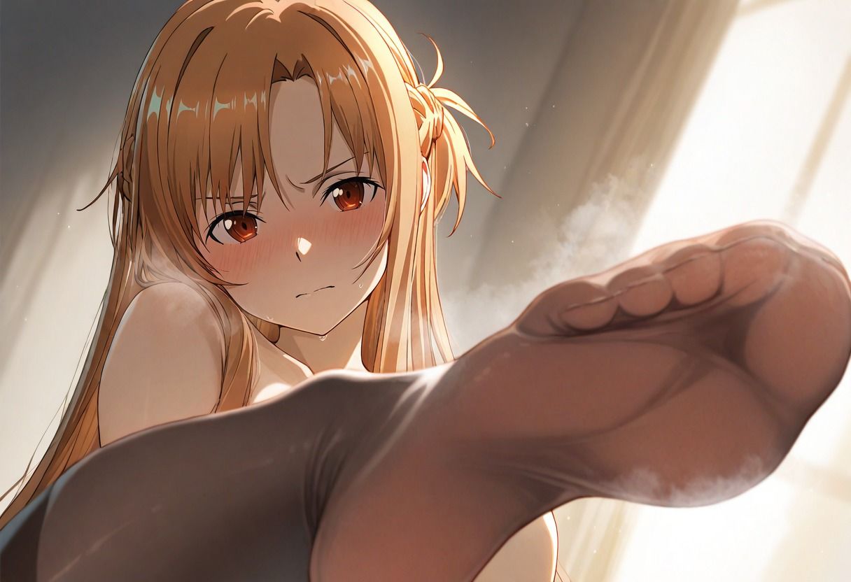 アスナさんのえちえちな足 vol.1＋vol.2 - サンプル画像 2