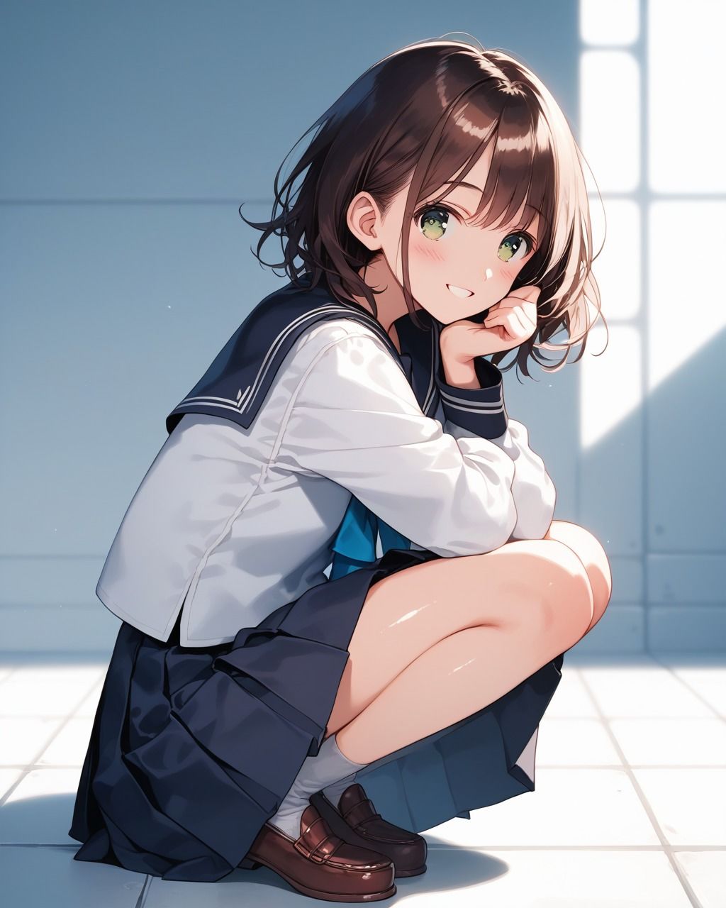 ちょっとエッチなセーラー服美少女 - サンプル画像 2