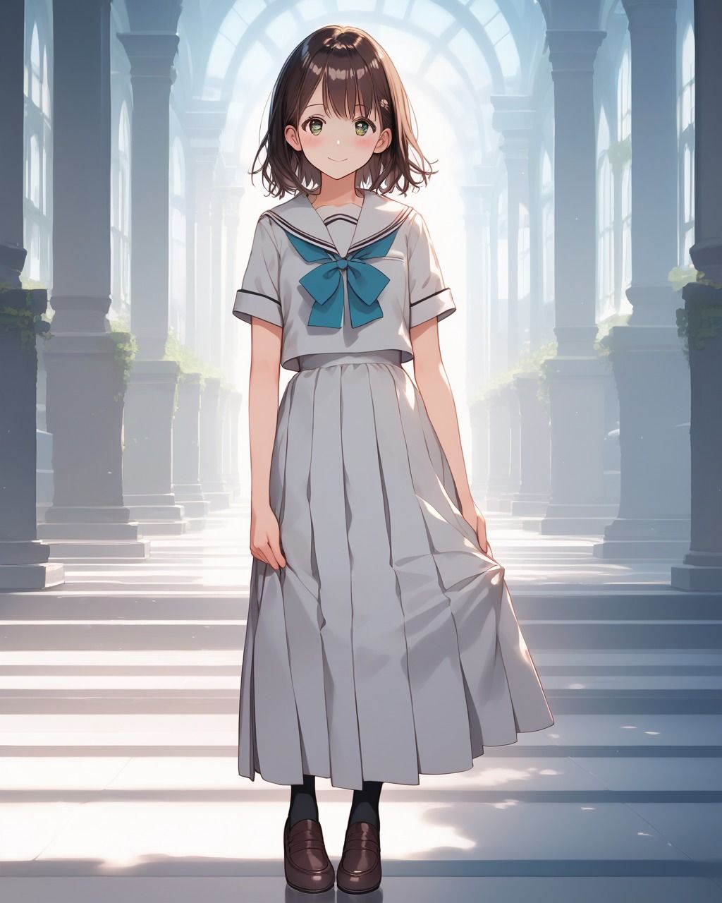 ちょっとエッチなセーラー服美少女 - サンプル画像 4