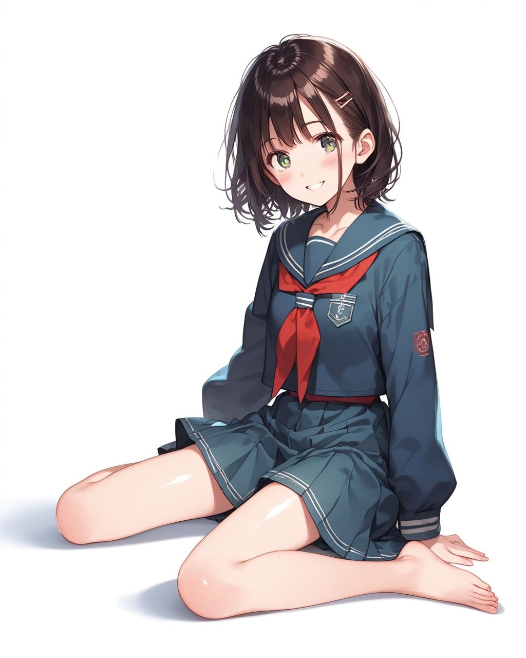 ちょっとエッチなセーラー服美少女 - サンプル画像 5