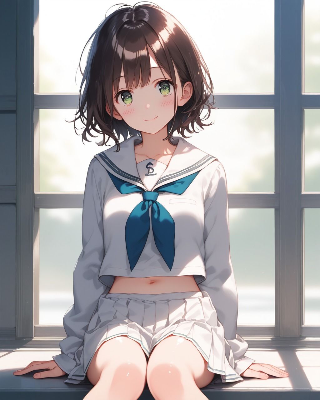 ちょっとエッチなセーラー服美少女 - サンプル画像 6