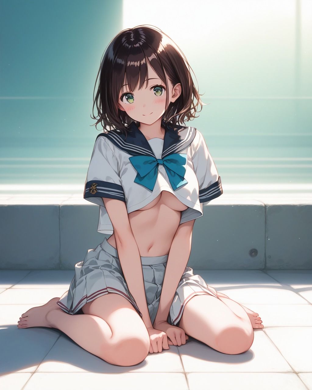 ちょっとエッチなセーラー服美少女 - サンプル画像 9