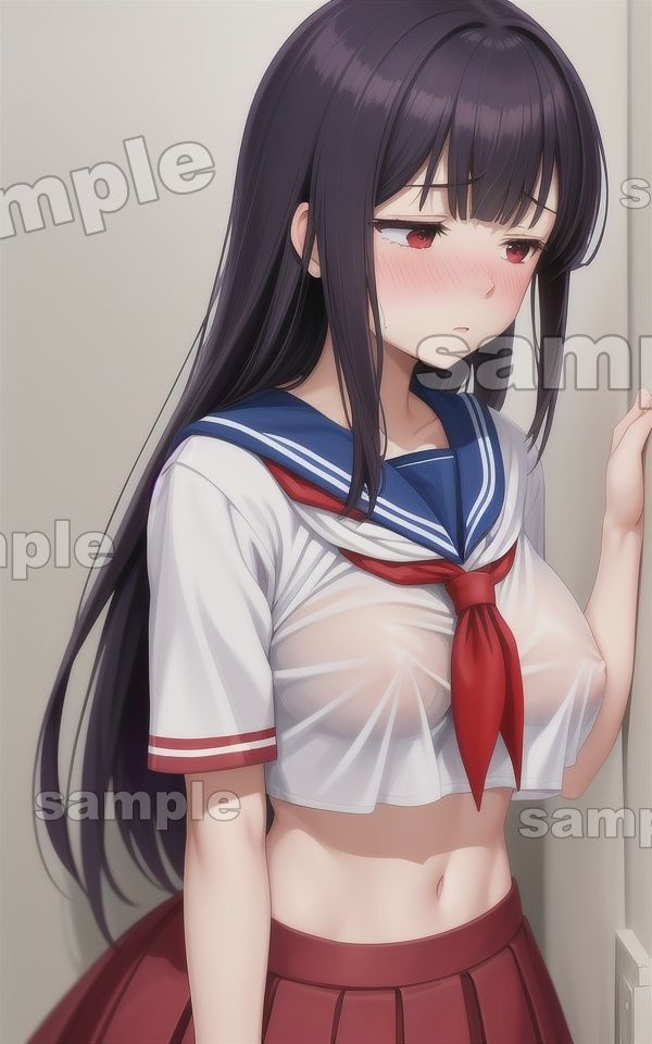 JK売春「先生、これで成績上げてくれるの？」学園の先生がJKのおっぱいを舐める・・・ - サンプル画像 7