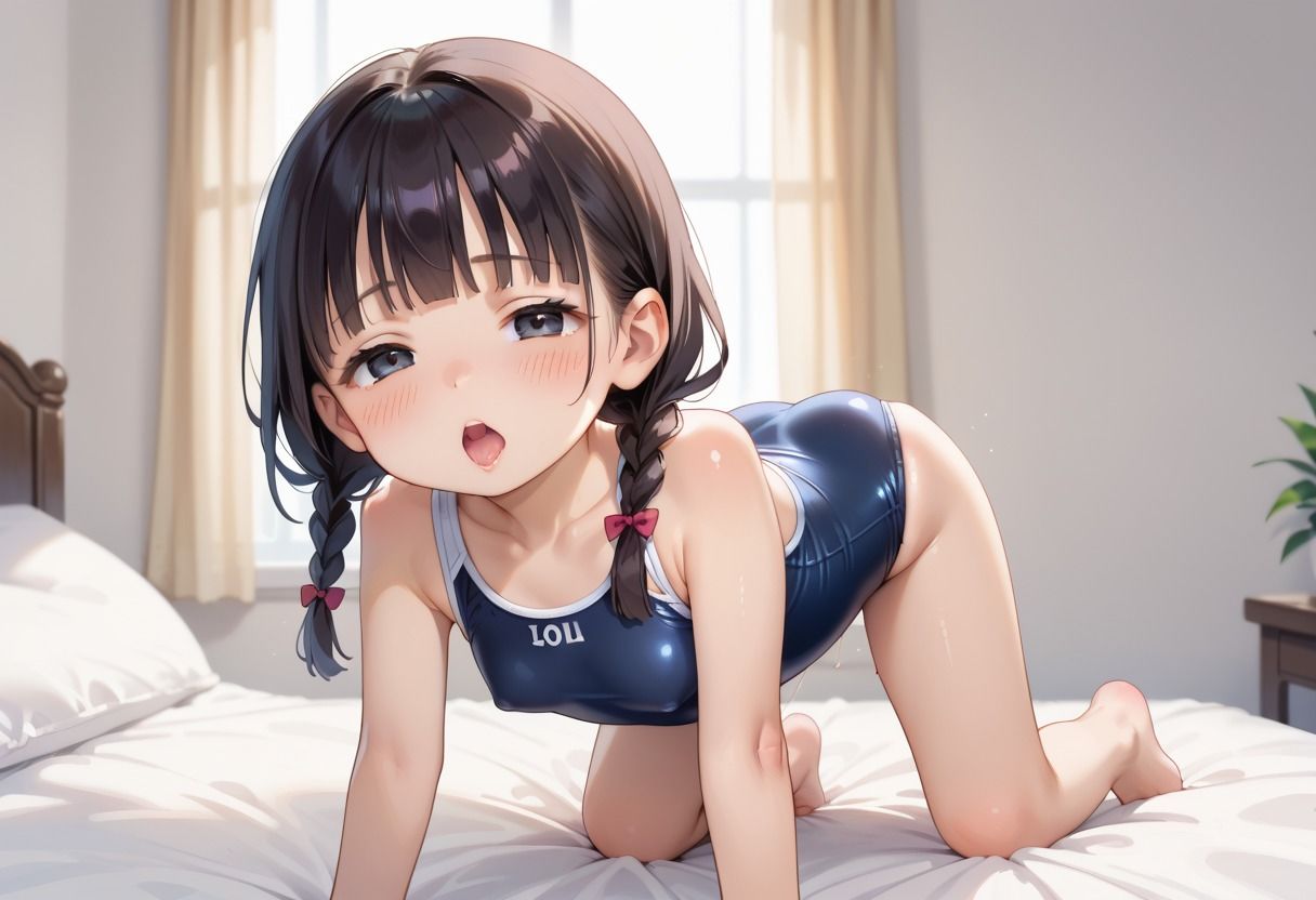 兄妹のヒミツ性教育〜おさげ少女〜 - サンプル画像 9