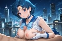痴女なセーラーマー◯ュリー - サンプル画像 1