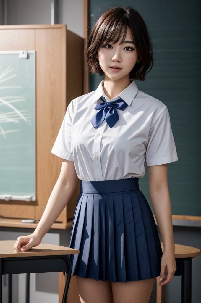 制服コスプレ美女【Japan AI Diva vol.15】 - サンプル画像 2