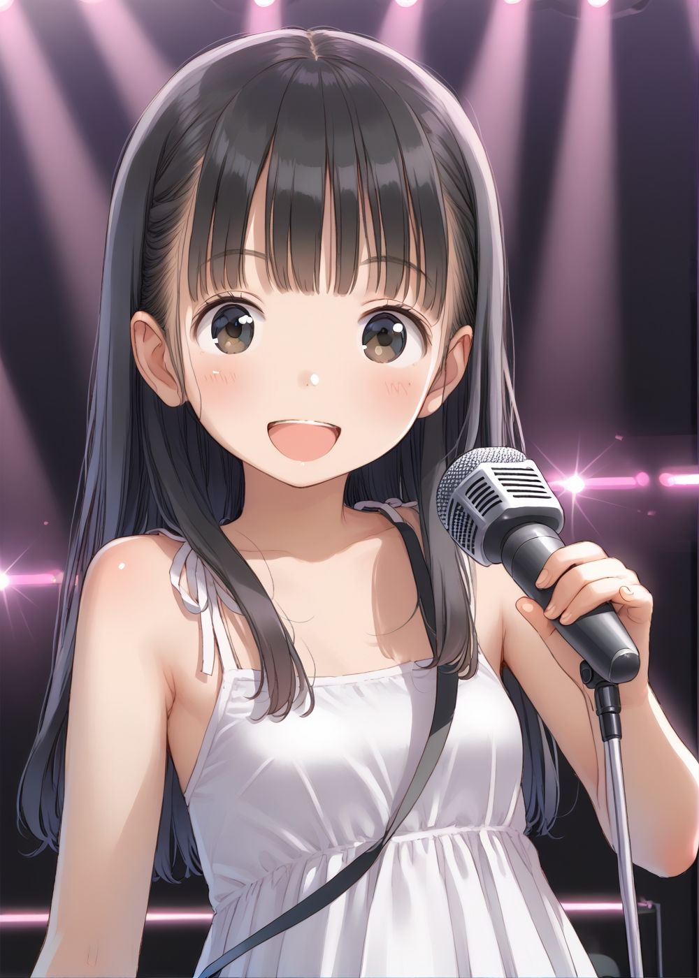 ロリっ子女子校生アイドルの性事情 - サンプル画像 1