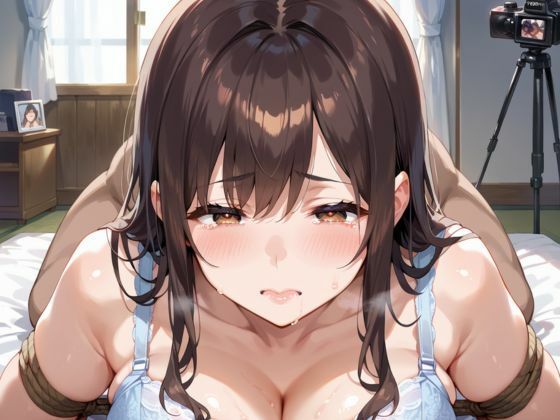爆乳人妻を拘束調教してハメ撮り - サンプル画像 4
