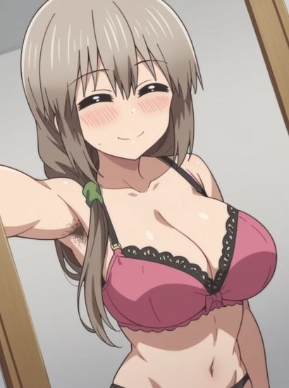 宇崎ちゃんは遊びたい！の宇崎月から送られてきた自撮り写真 - サンプル画像 1