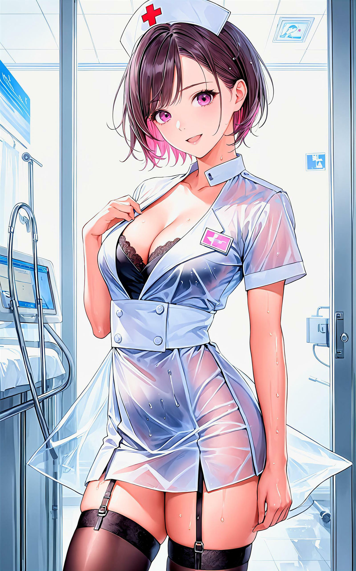 エチエチナースさん えちえちナースさんのせいで一生治らない病気にかかった件！ vol.2 - サンプル画像 1