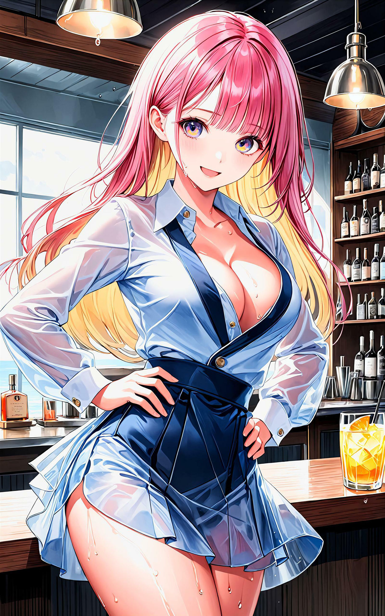 エチエチバーテンダーさん えちえちエキスで香りづけされたら今夜は帰れないんだがw vol.2 - サンプル画像 1