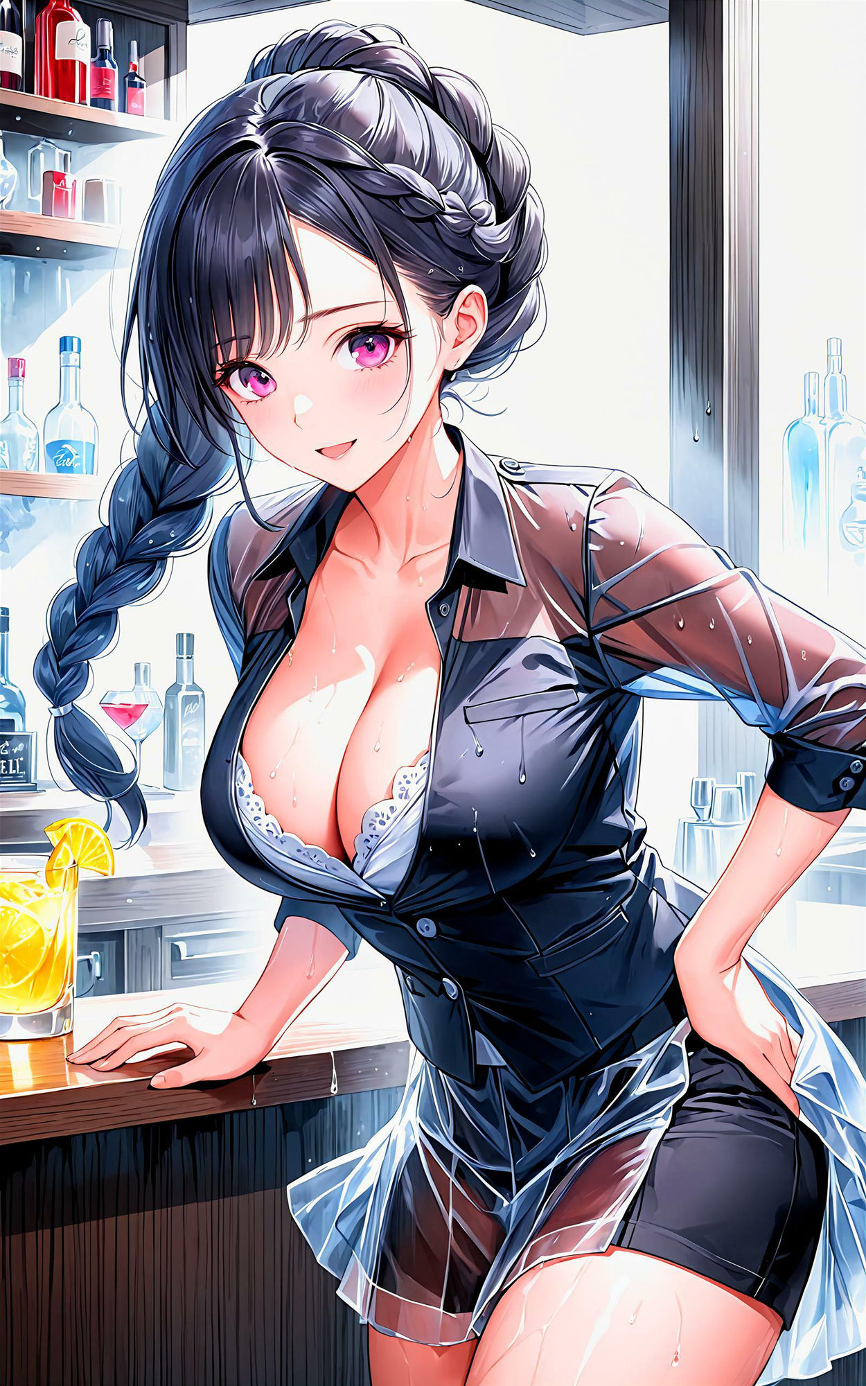 エチエチバーテンダーさん えちえちエキスで香りづけされたら今夜は帰れないんだがw vol.2 - サンプル画像 2