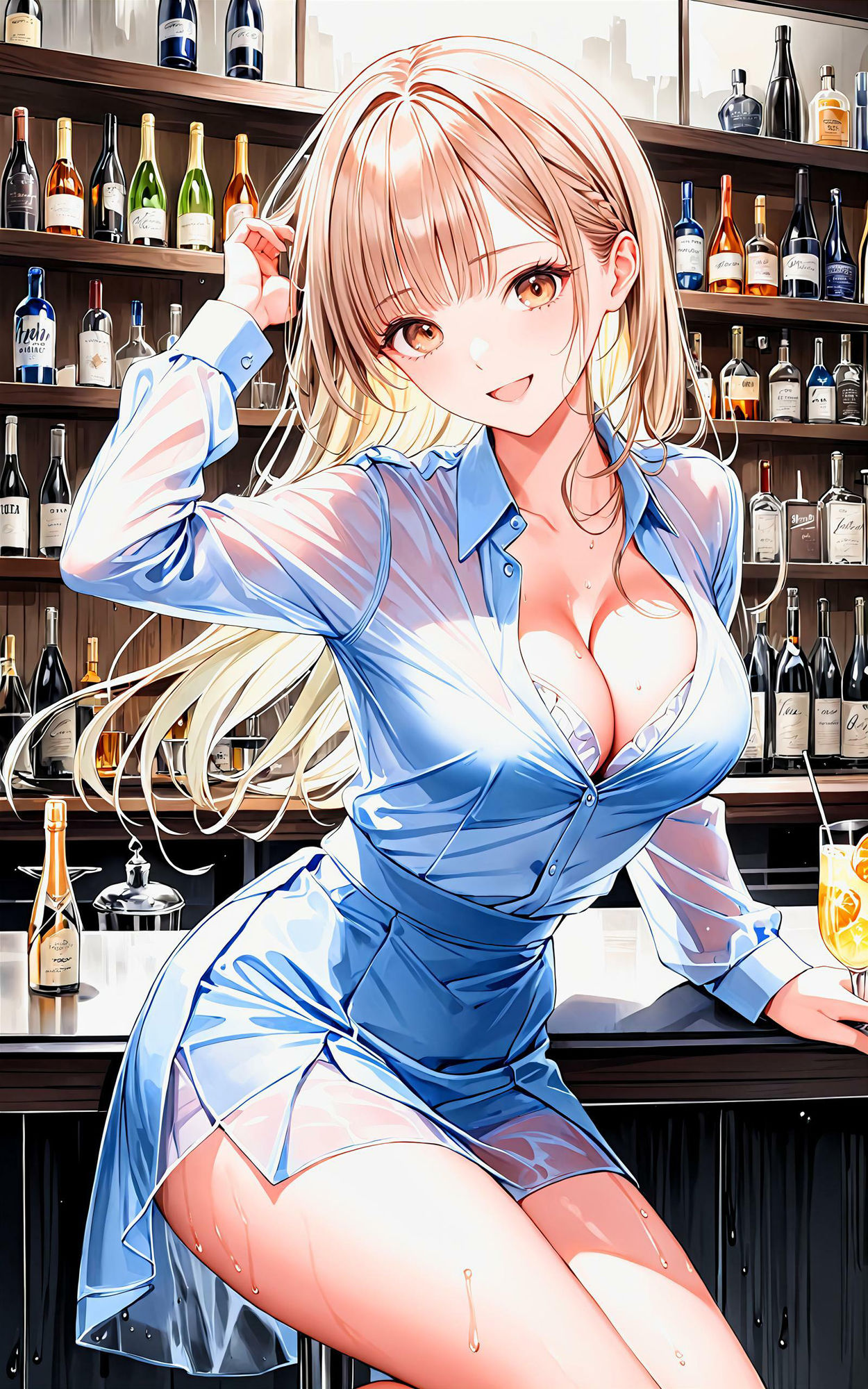 エチエチバーテンダーさん えちえちエキスで香りづけされたら今夜は帰れないんだがw vol.2 - サンプル画像 4