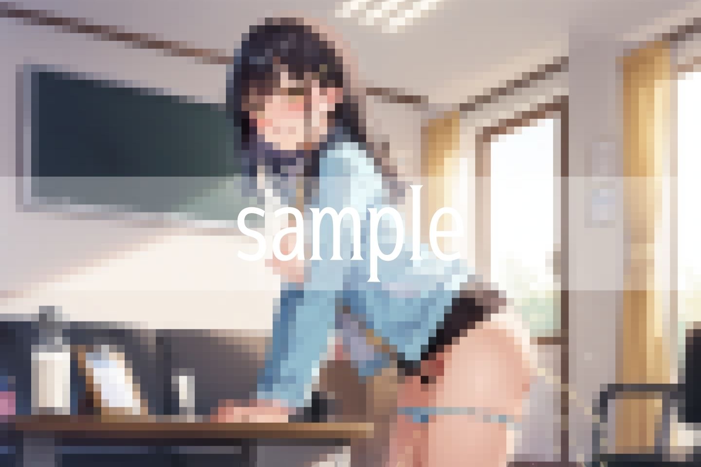 オフィスで立ちションOLのびっちゃびちゃ放尿 - サンプル画像 3