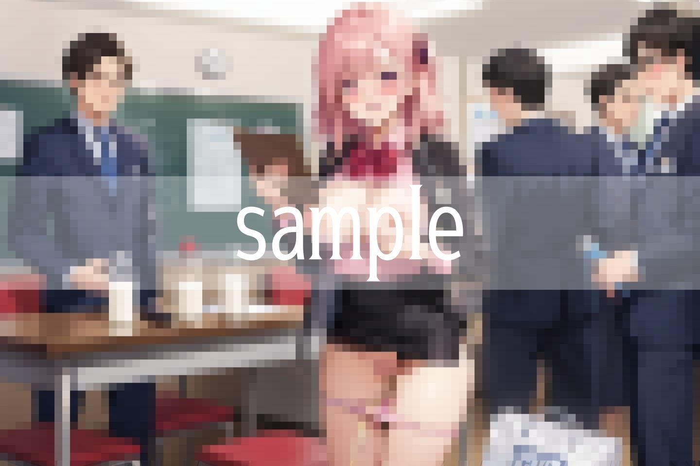 オフィスで立ちションOLのびっちゃびちゃ放尿 - サンプル画像 6
