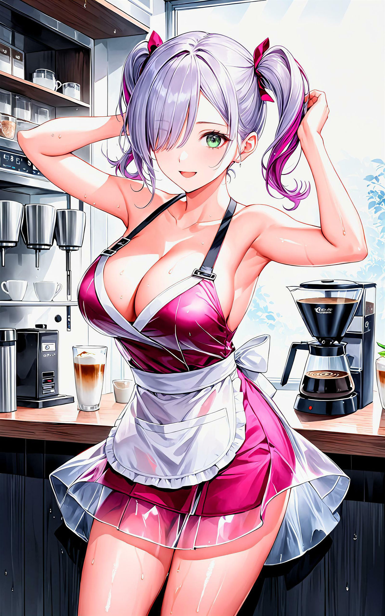 エチエチバリスタさん 昼下がりなのにそんなに急接近されたら夜が待てないんだがw vol.1 - サンプル画像 3