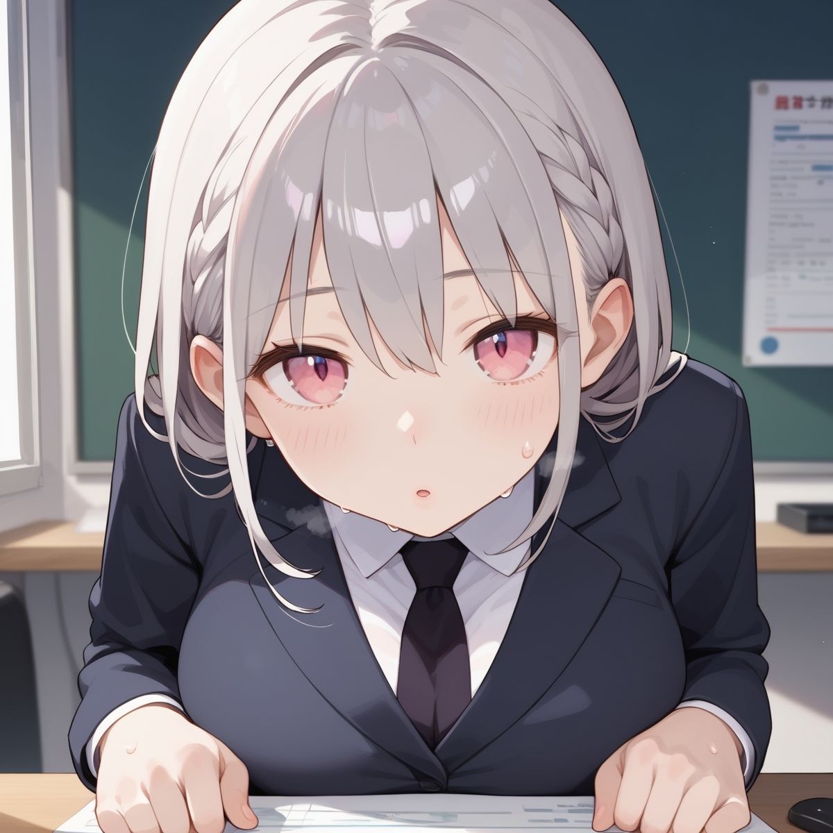 巨乳OLにヒミツのサービス残業してもらった件。〜後輩編〜 Vol.22 - サンプル画像 5