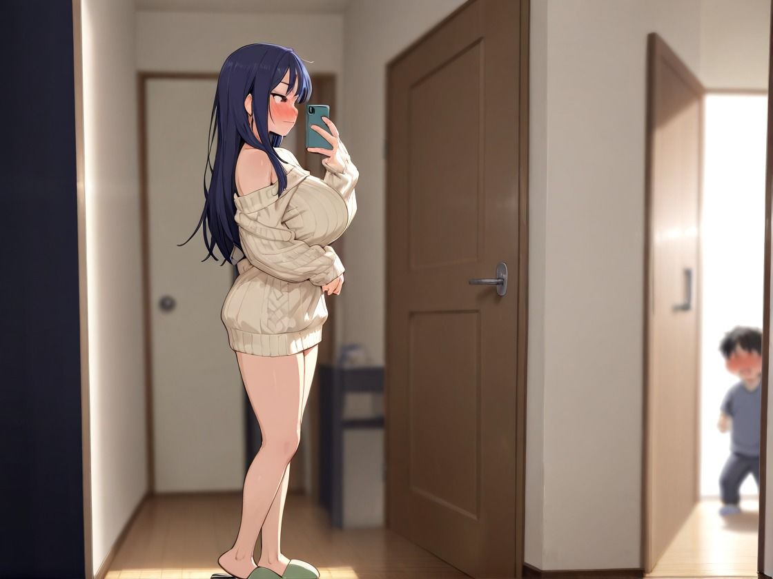 巨乳人妻 淫乱種付け 中出しでいいのよ - サンプル画像 1