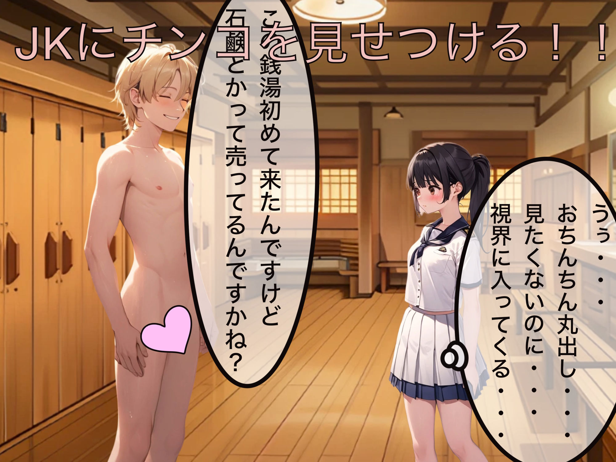 銭湯の新人バイトはJK！？ - サンプル画像 2