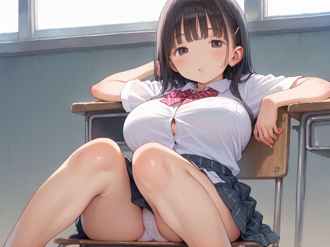 爆乳女子校生 性処理当番 - サンプル画像 5
